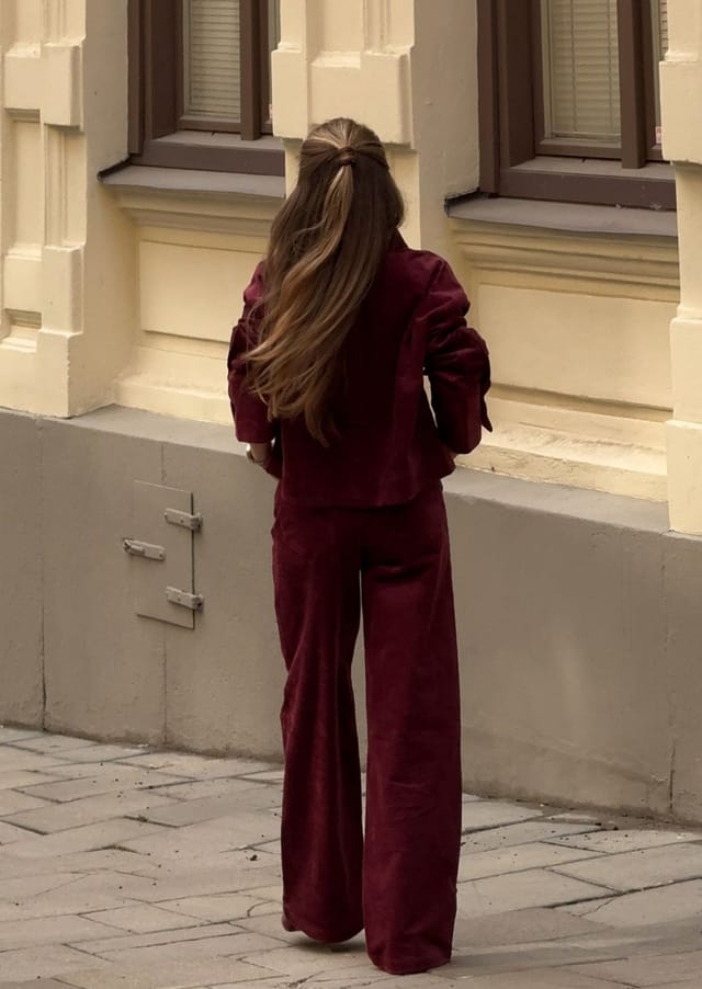 Not Visible Outfit Idea Not Visible Outfit Idea — Burgundy Outfits