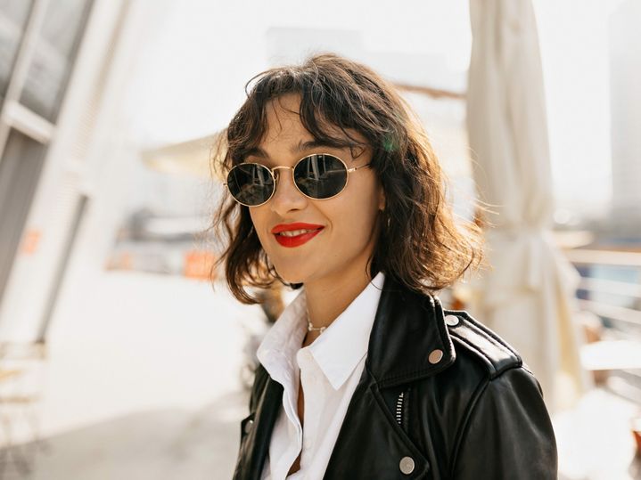 Shoulder Air-Dried Lob With Curtain Bangs — Winter Hairstyles for Thin Hair