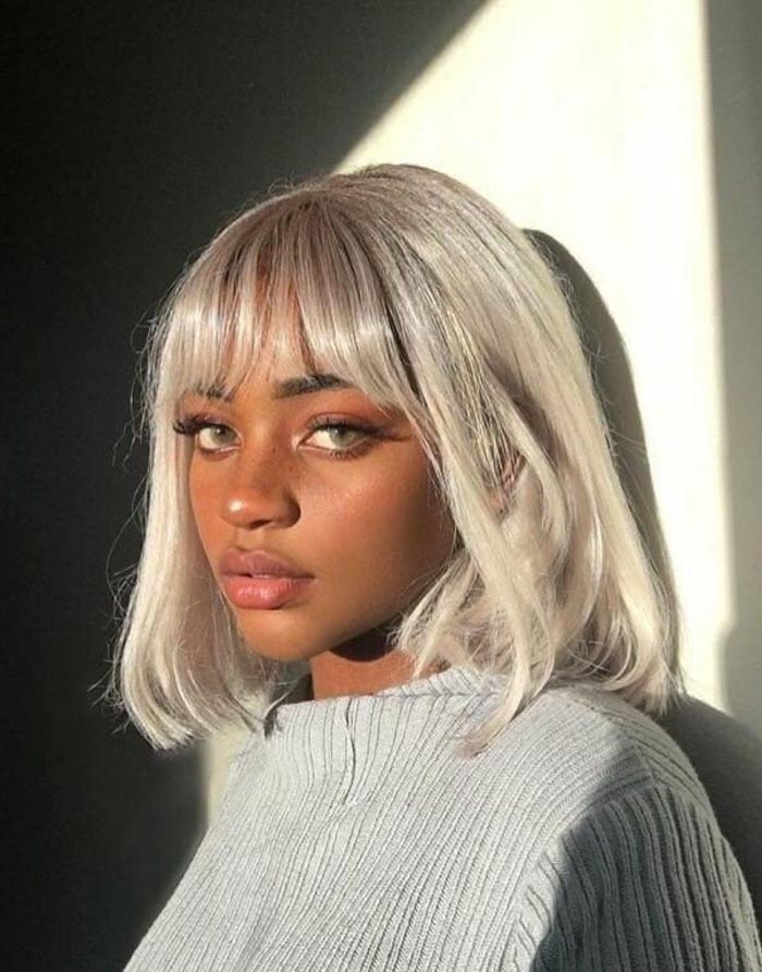 Short Layered Cut With Blonde Highlights Short Layered Cut With Blonde Highlights — Winter Haircuts for Black Women