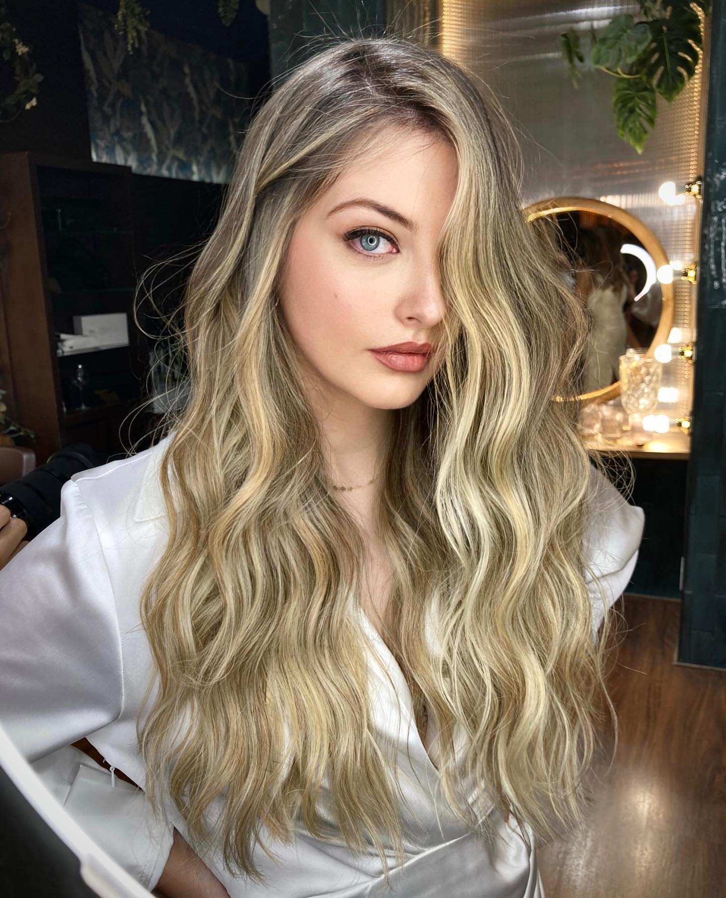 Ash Blonde With Blue Undertones Ash Blonde With Blue Undertones — Winter Hair Colors for Blue Eyes