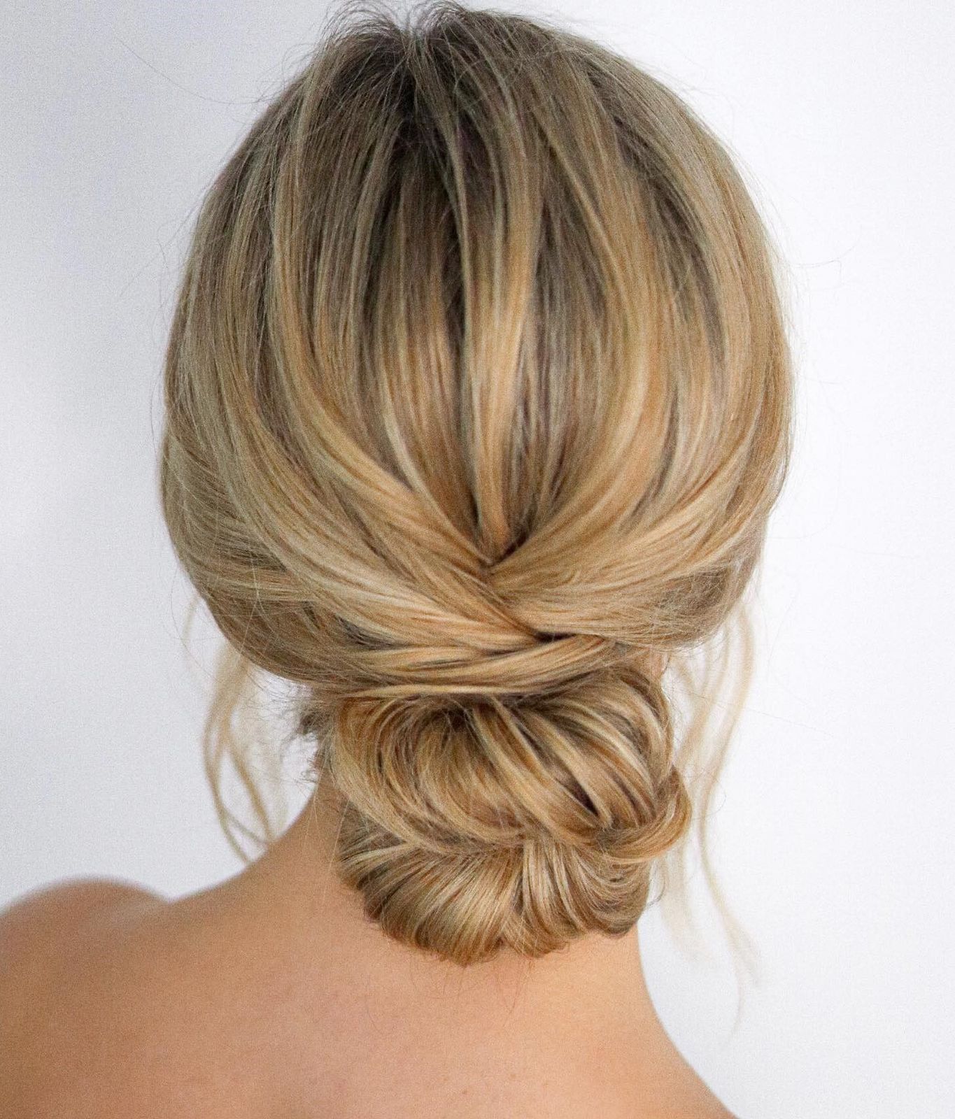 Ash Blonde Twisted Bun Ash Blonde Twisted Bun — Winter Updos