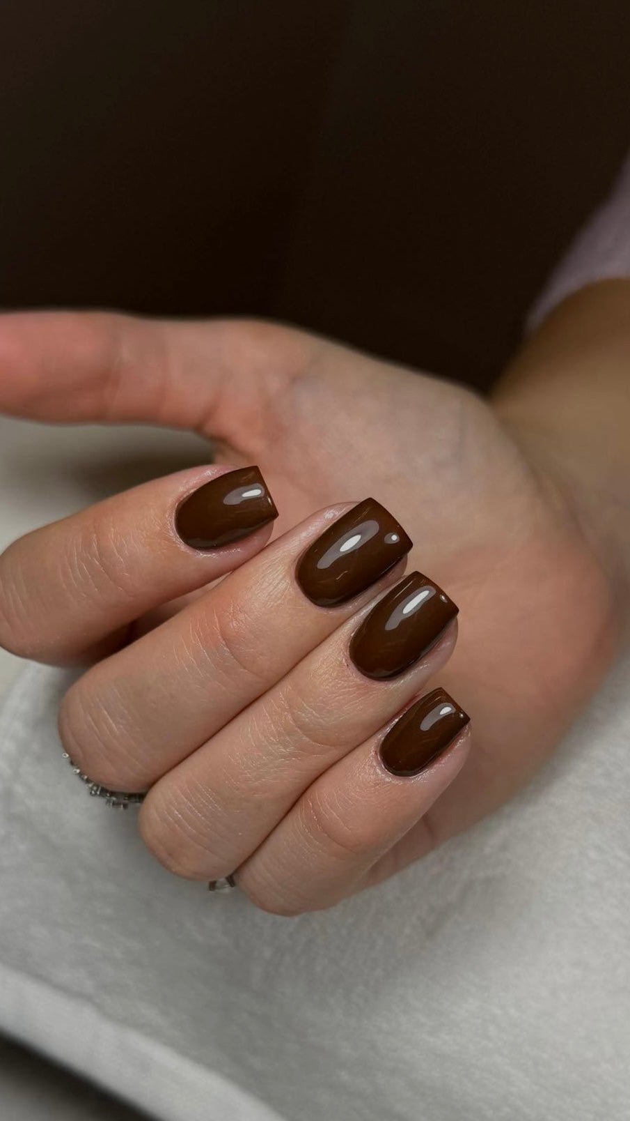 Dark Brown Visual Idea Dark Brown Visual Idea — Chocolate Brown Nails