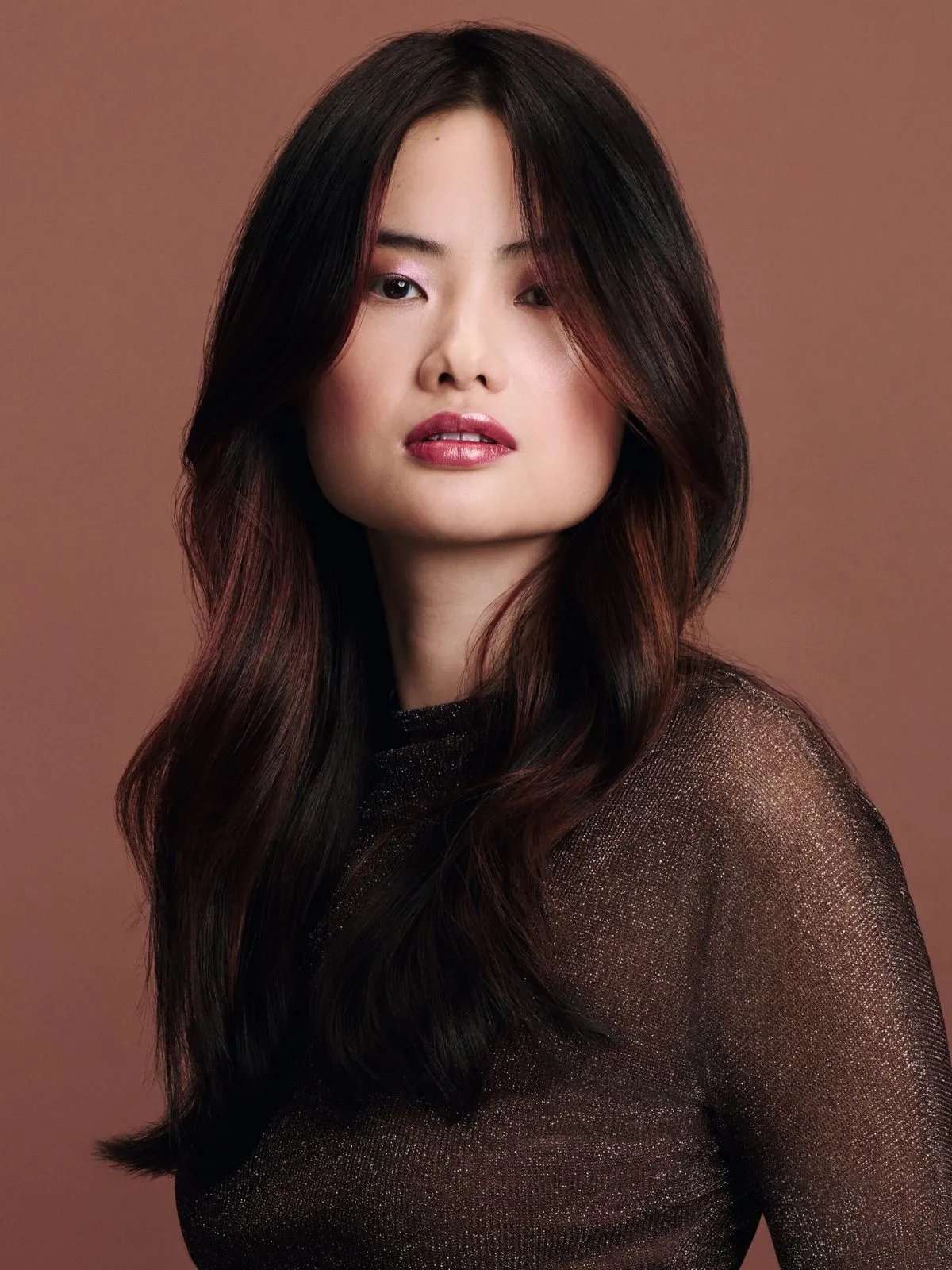 Dark Plum With Violet Undertones Dark Plum With Violet Undertones — Low Maintenance Winter Hair Colors