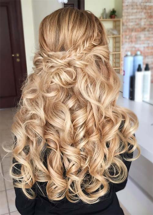 Braided Crown With Loose Waves Braided Crown With Loose Waves — Cute Winter Hairstyles