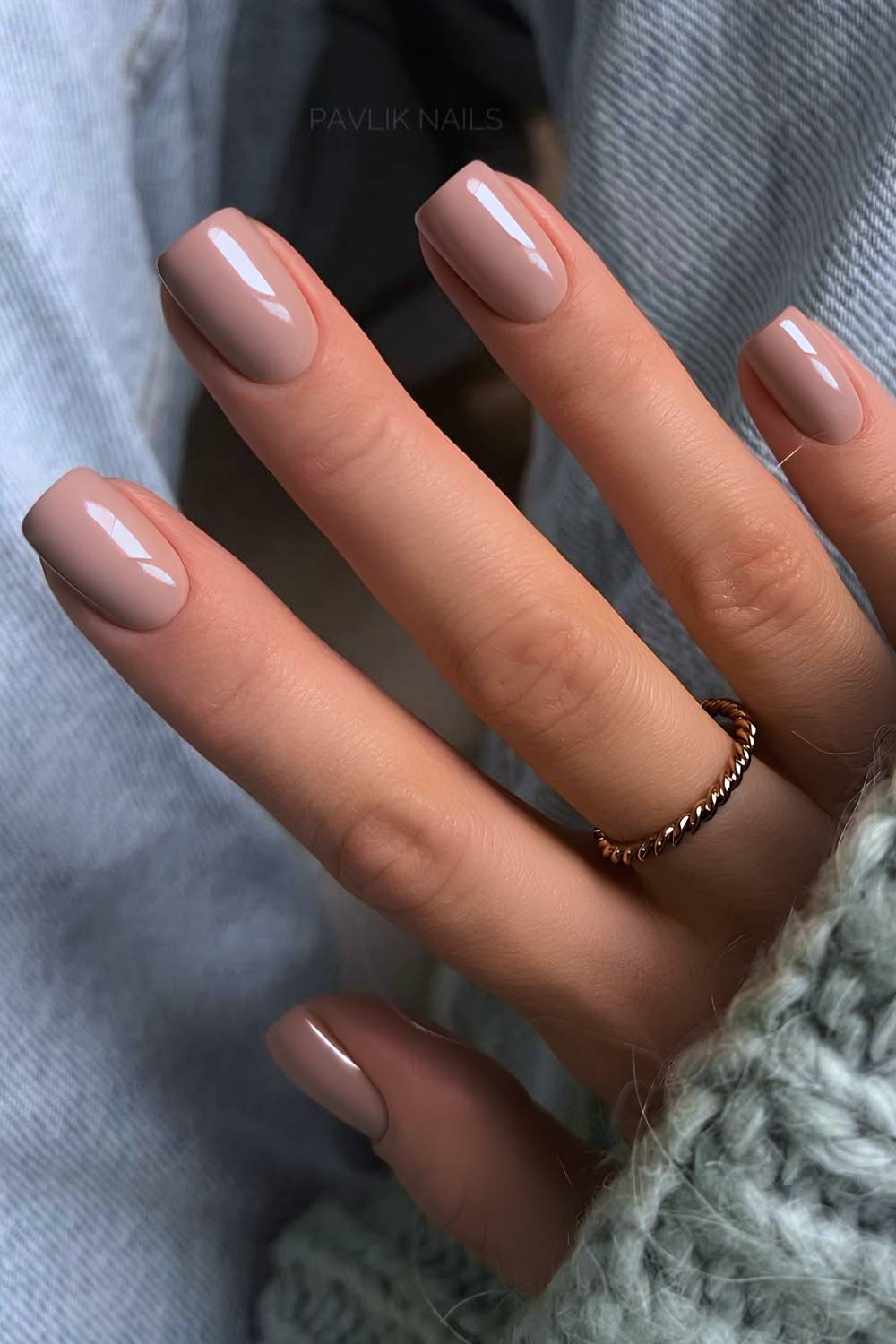Medium Brown Red Undertone Almonds Medium Brown Red Undertone Almonds — Mocha Nails