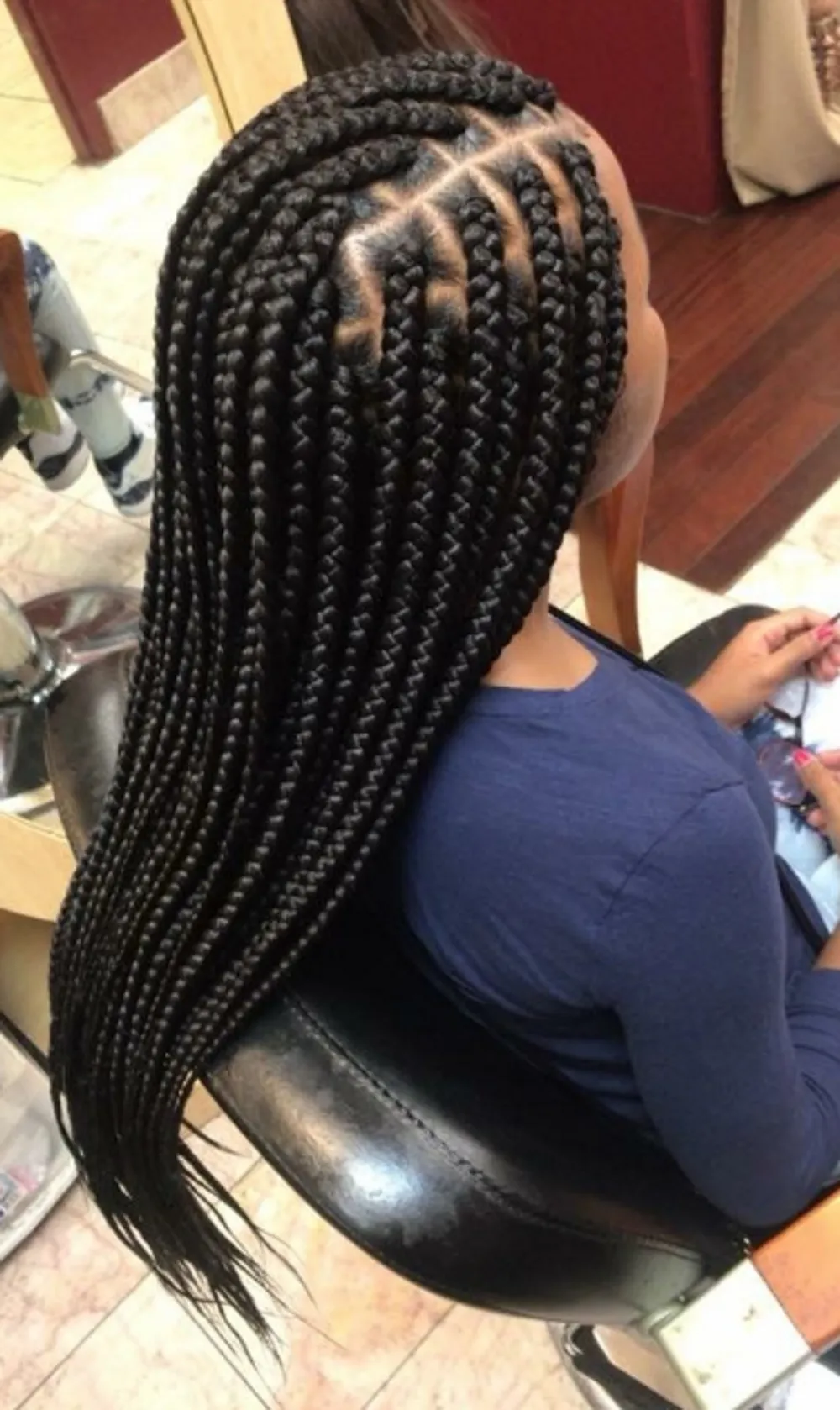 Uniform Straight Box Braids Uniform Straight Box Braids — Winter Braided Hairstyles