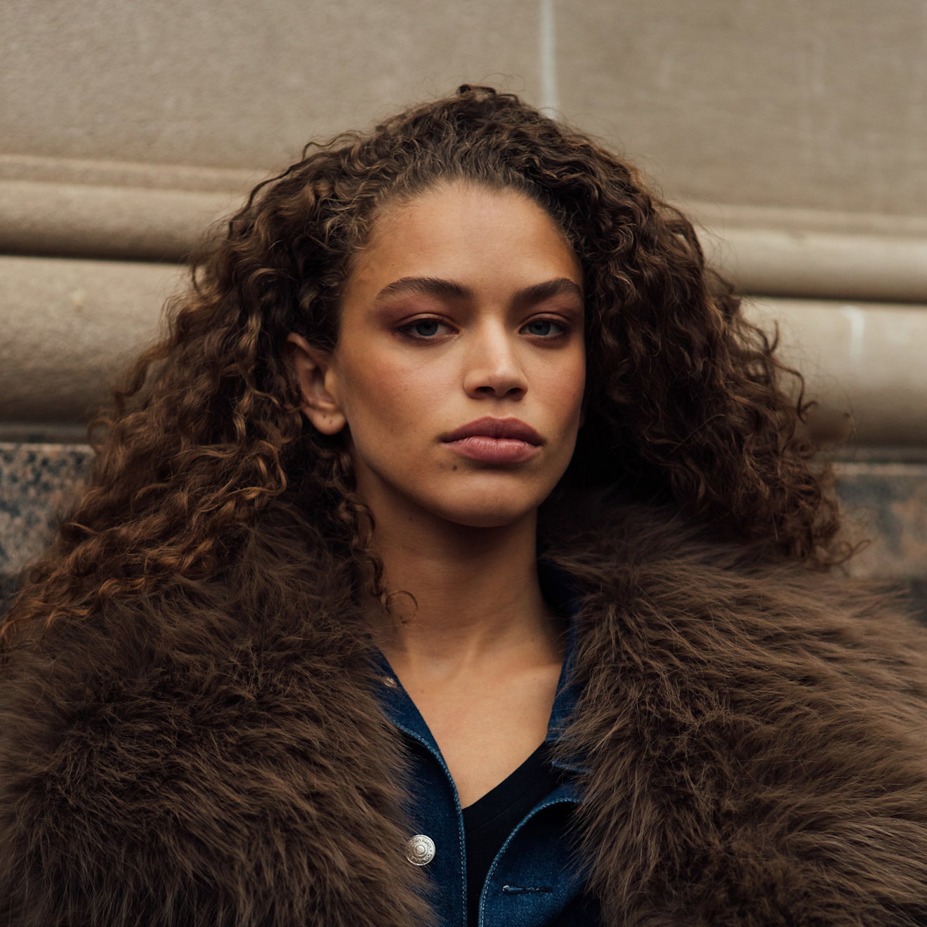 Air-Dried Dark Brown Long Layers Air-Dried Dark Brown Long Layers — Winter Haircuts for Curly Hair