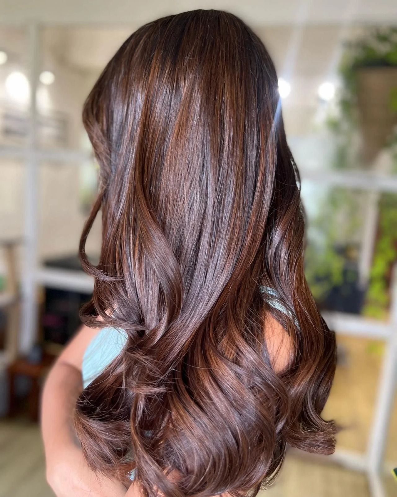 Visual Idea — This Image Shows The Back View Of Long — Winter Highlights