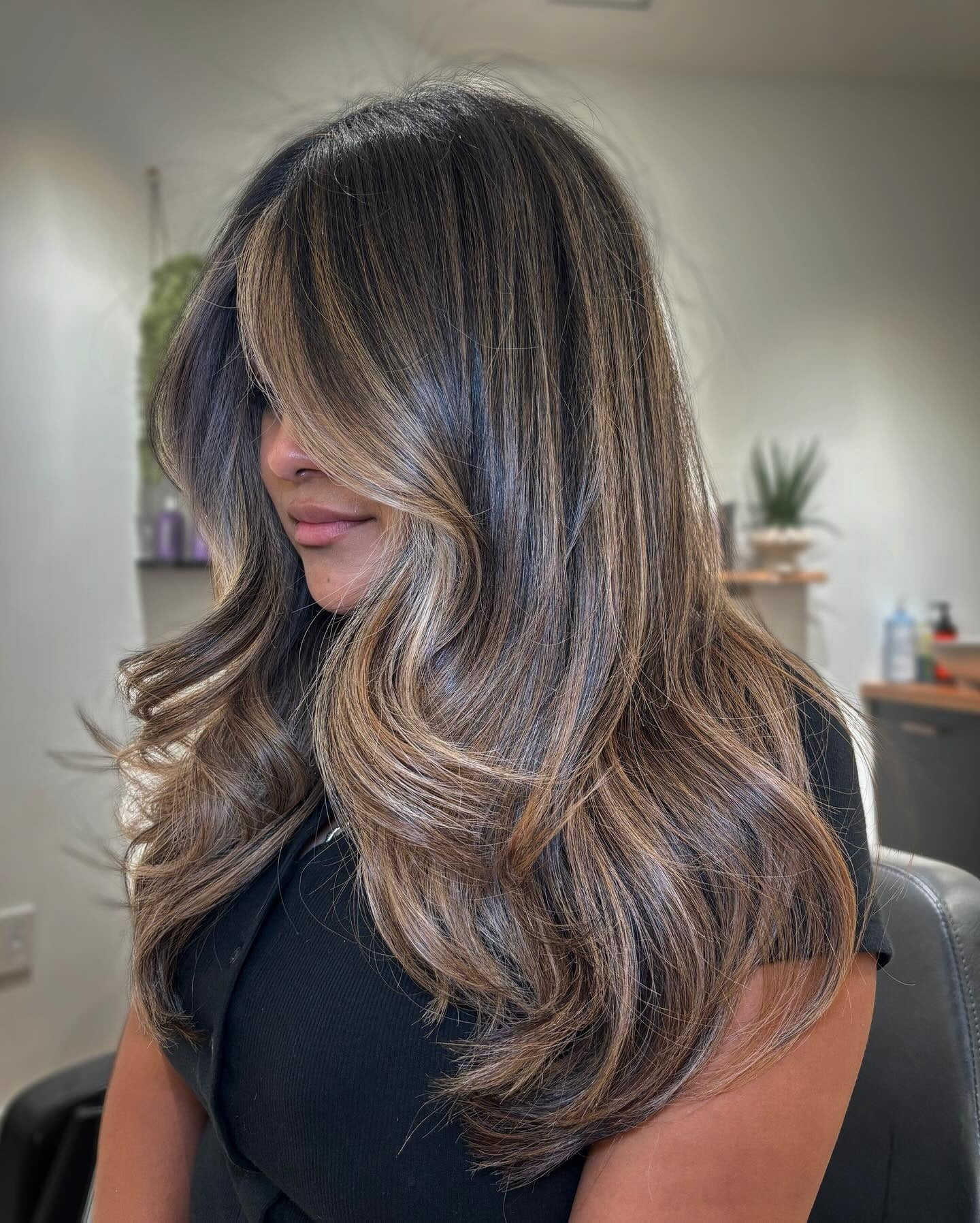 Dark Brown with Ash and Cinnamon Highlights Dark Brown with Ash and Cinnamon Highlights — Cinnamon Brown Hair