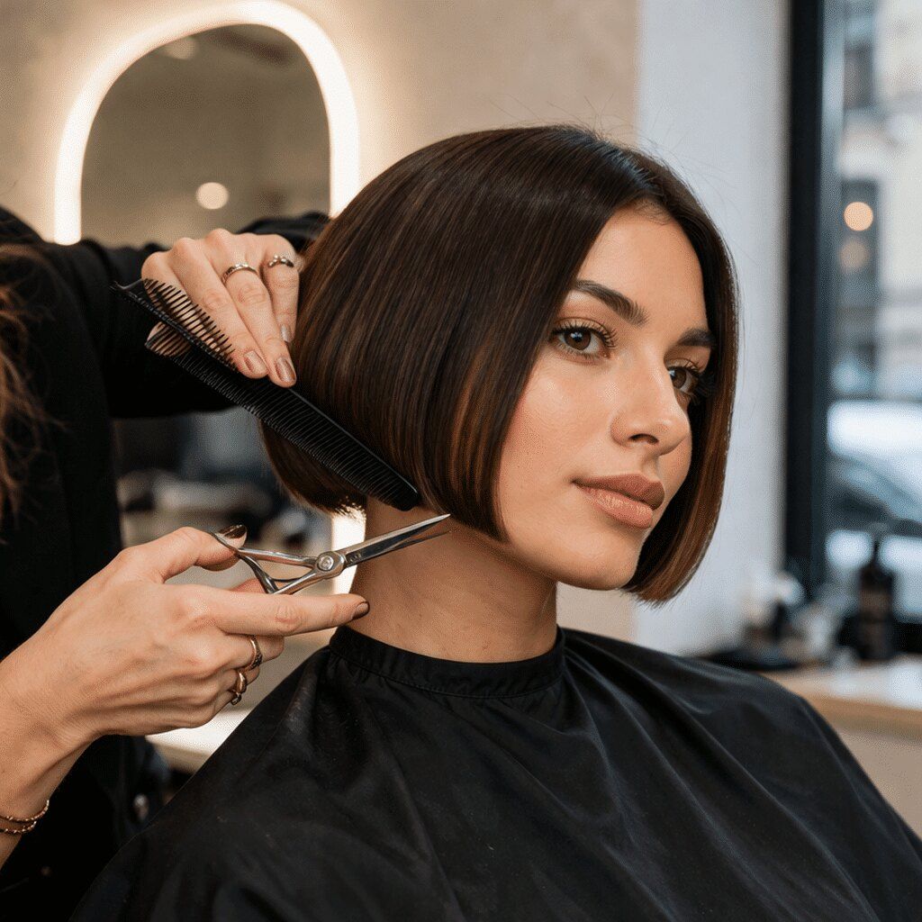 Blunt Chin-Length Bob Blunt Chin-Length Bob — Winter Hairstyles for Short Hair