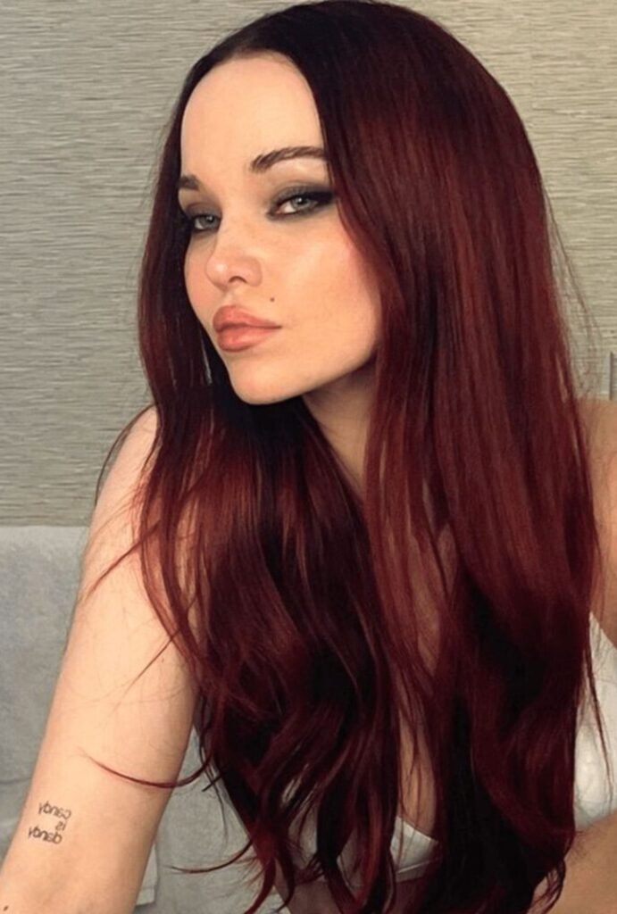 Dark Cherry Cola Loose Waves Dark Cherry Cola Loose Waves — Cherry Cola Hair Color