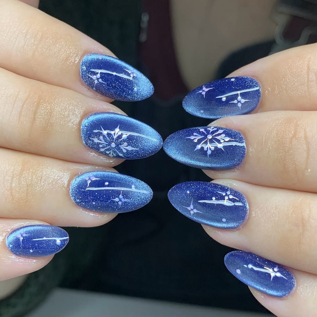 Visual Idea — New Years Acrylic Nails 2027
