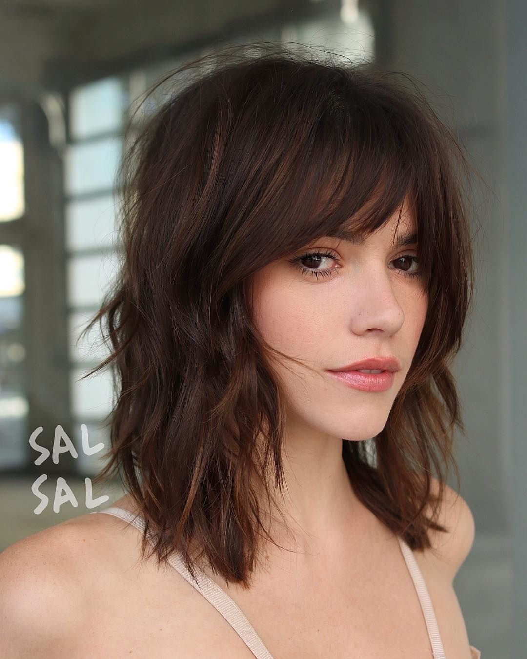Collarbone Length Visual Idea Collarbone Length Visual Idea — Winter Haircuts for Thin Hair