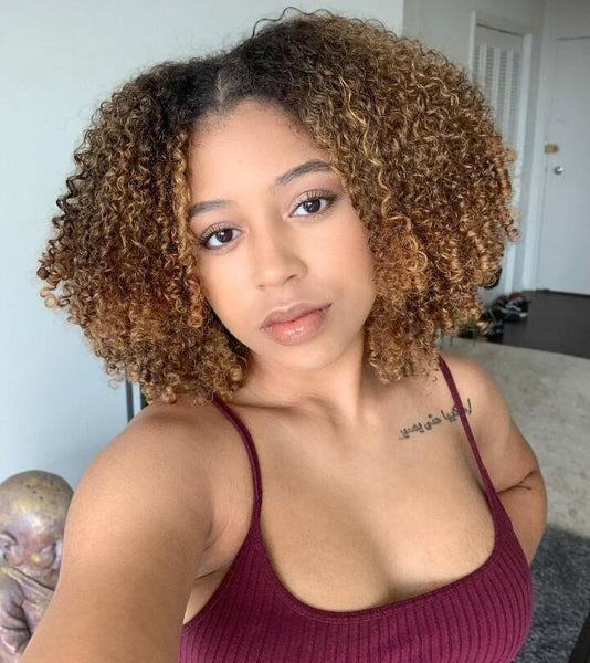 Dark Brown Honey Blonde Bob Dark Brown Honey Blonde Bob — Low Maintenance Winter Hair Colors