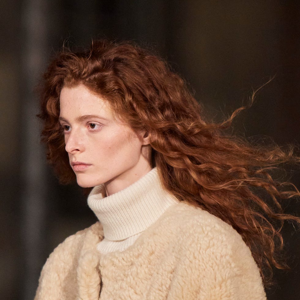 Defined Copper Red Curls Defined Copper Red Curls — Winter Hair Colors for Redheads