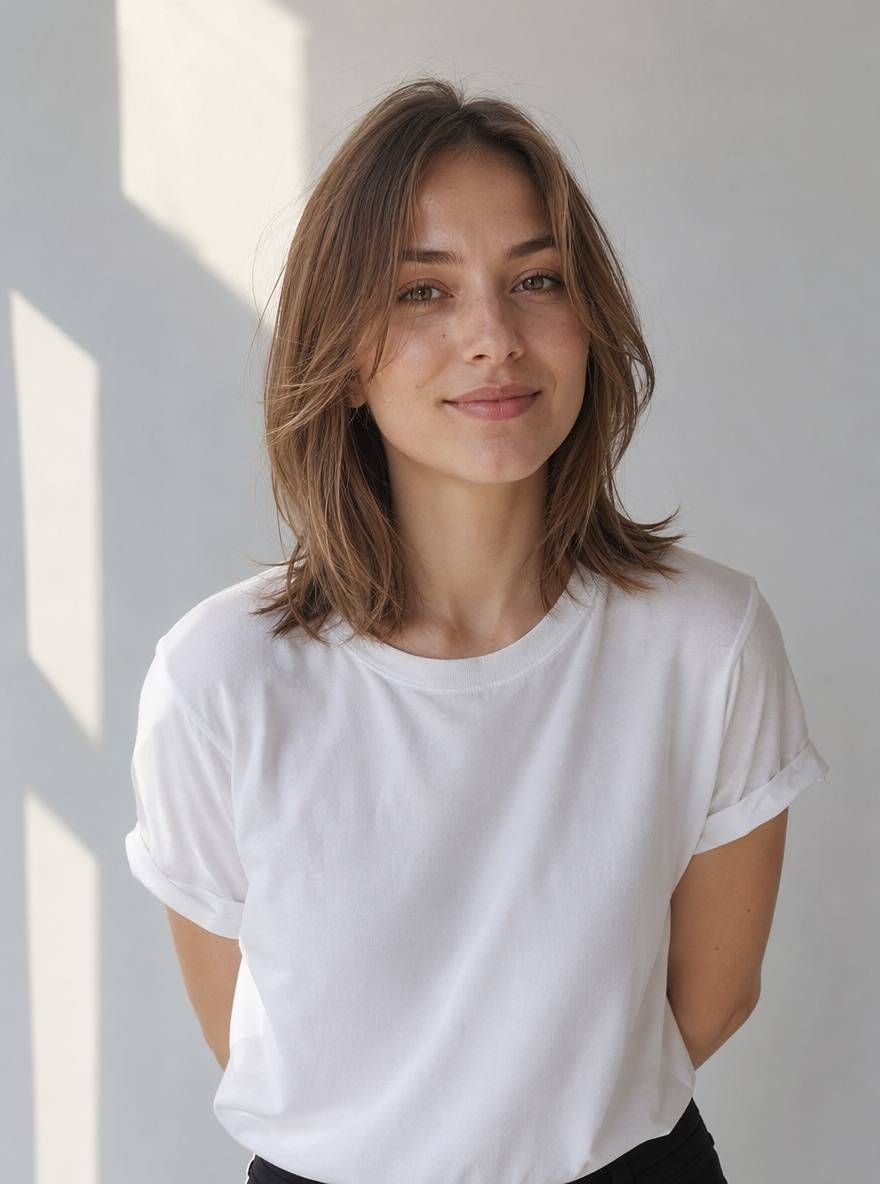 Medium Brown Visual Idea — Winter Shoulder Length Hairstyles
