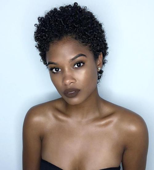Textured Curly Pixie With Short Fringe Textured Curly Pixie With Short Fringe — Winter Haircuts for Black Women