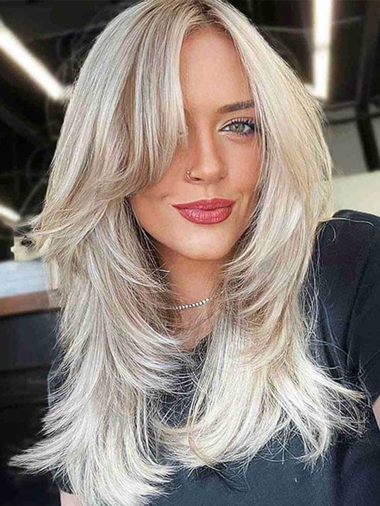 Ash Blonde Blowout With Volume Ash Blonde Blowout With Volume — Long Winter Haircuts