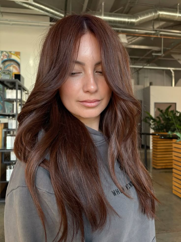 Rich Deep Auburn Rich Deep Auburn — Low Maintenance Winter Hair Colors