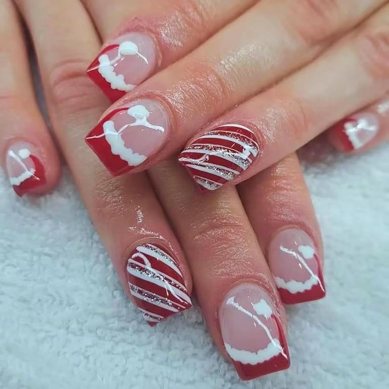 Nail Shape And Length E G Medium Almond Visual Idea Nail Shape And Length E G Medium Almond Visual Idea — Cute Christmas Nails 2026