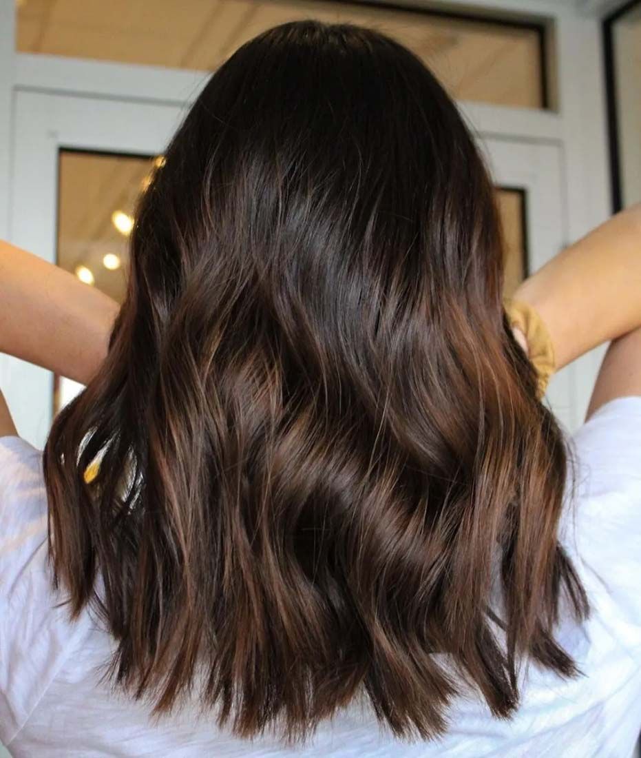 Dark Brown With Auburn Undertones — Chestnut Brown Hair