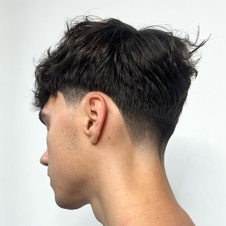 Textured Top With Faded Design Textured Top With Faded Design — Winter Haircuts for Boys