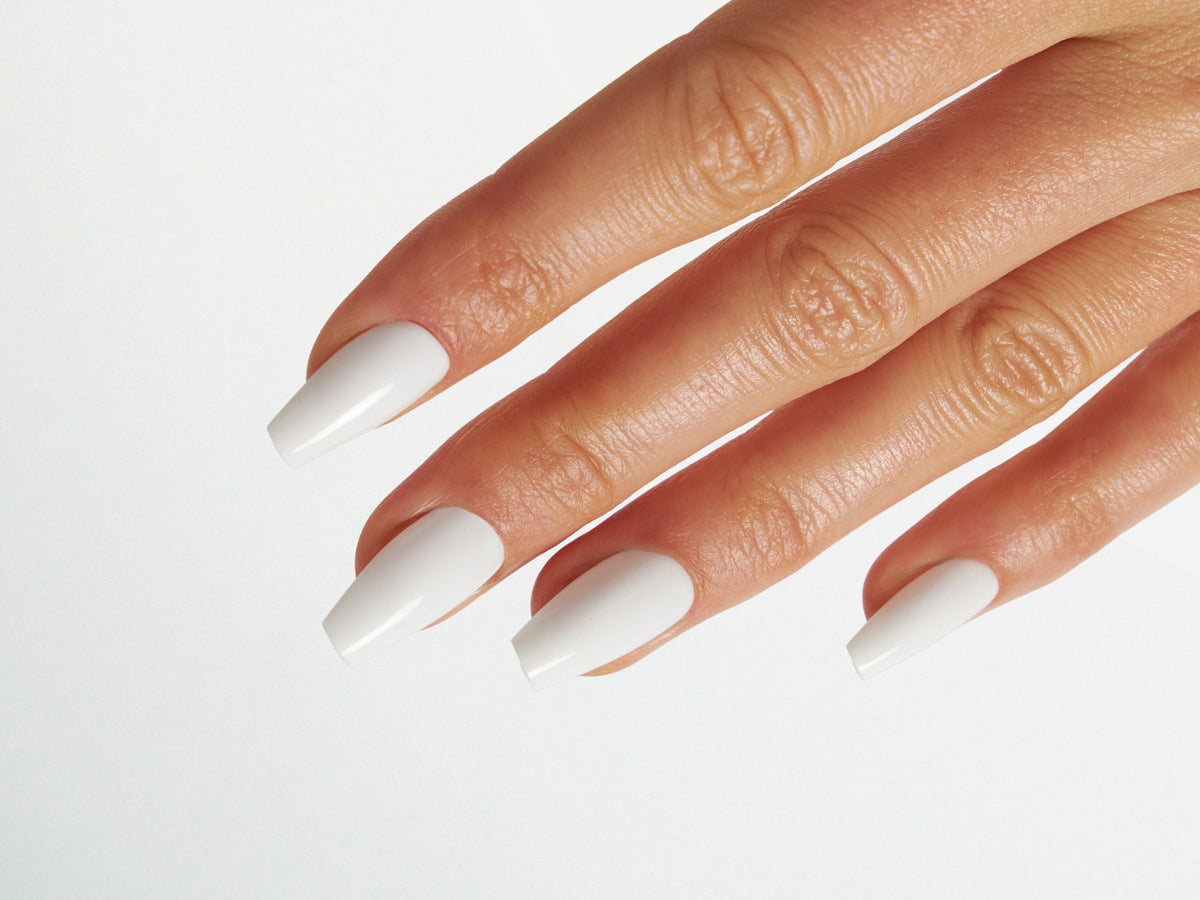Glossy Visual Idea — Long Winter Coffin Nails