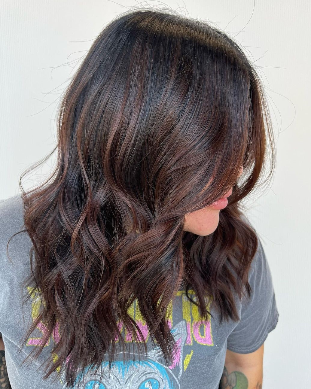 Dark Brown With Auburn Highlights Dark Brown With Auburn Highlights — Dark Winter Hair Colors