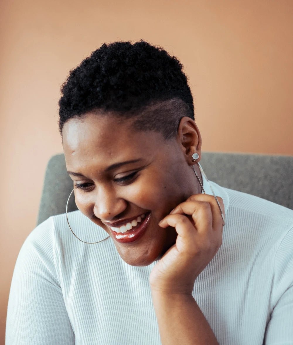Short Afro With Undercut — Winter Hairstyles for Black Women