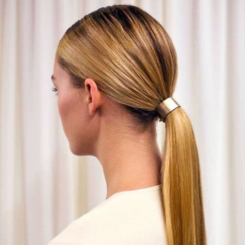 Mid-Back Visual Idea Mid-Back Visual Idea — Winter Ponytail Hairstyles