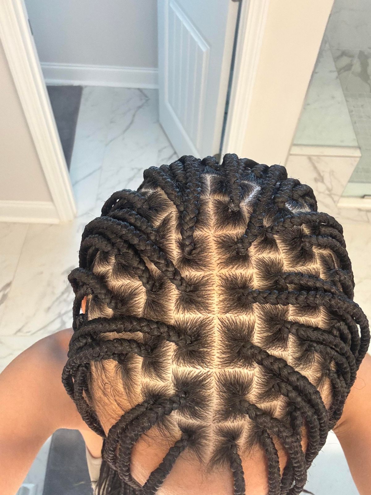 Shoulder Length Small Neat Braids Shoulder Length Small Neat Braids — Winter Knotless Braids