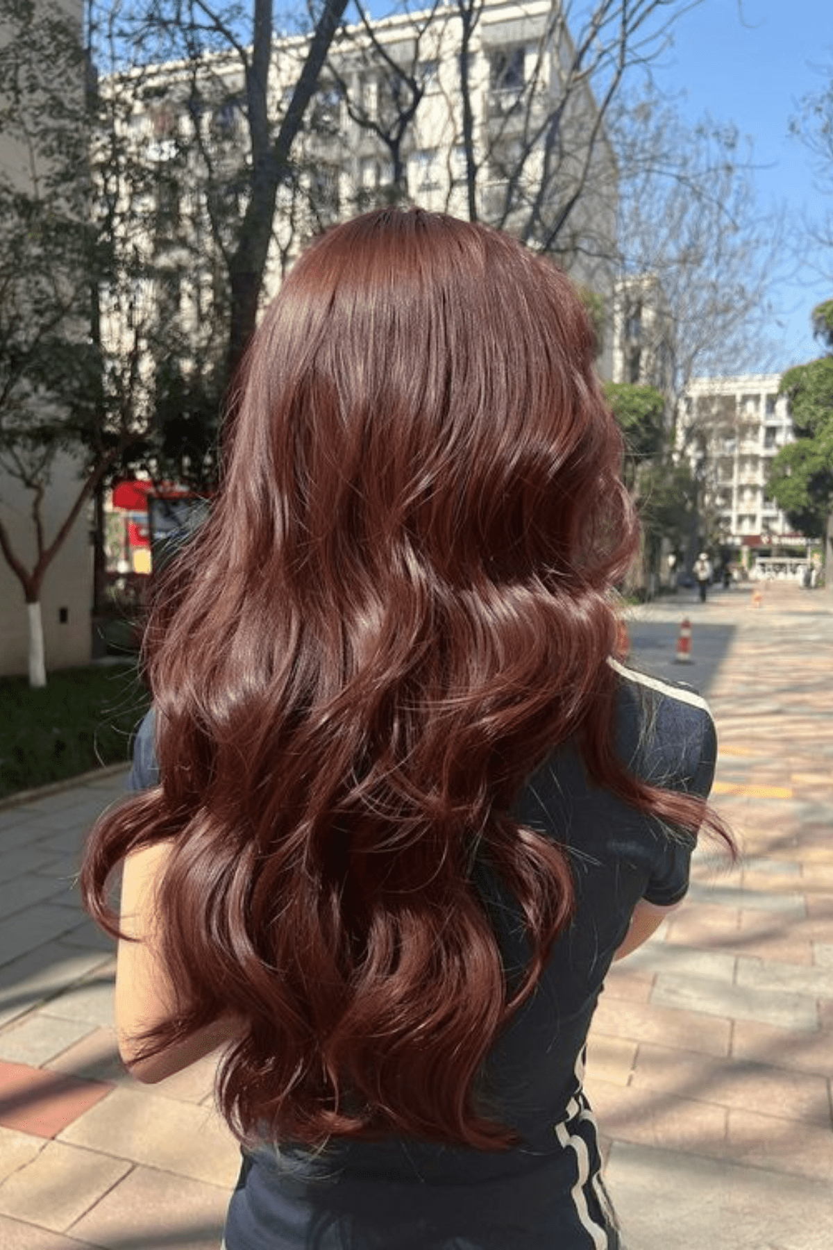 Rich Dark Auburn Waves Rich Dark Auburn Waves — Dark Winter Hair Colors