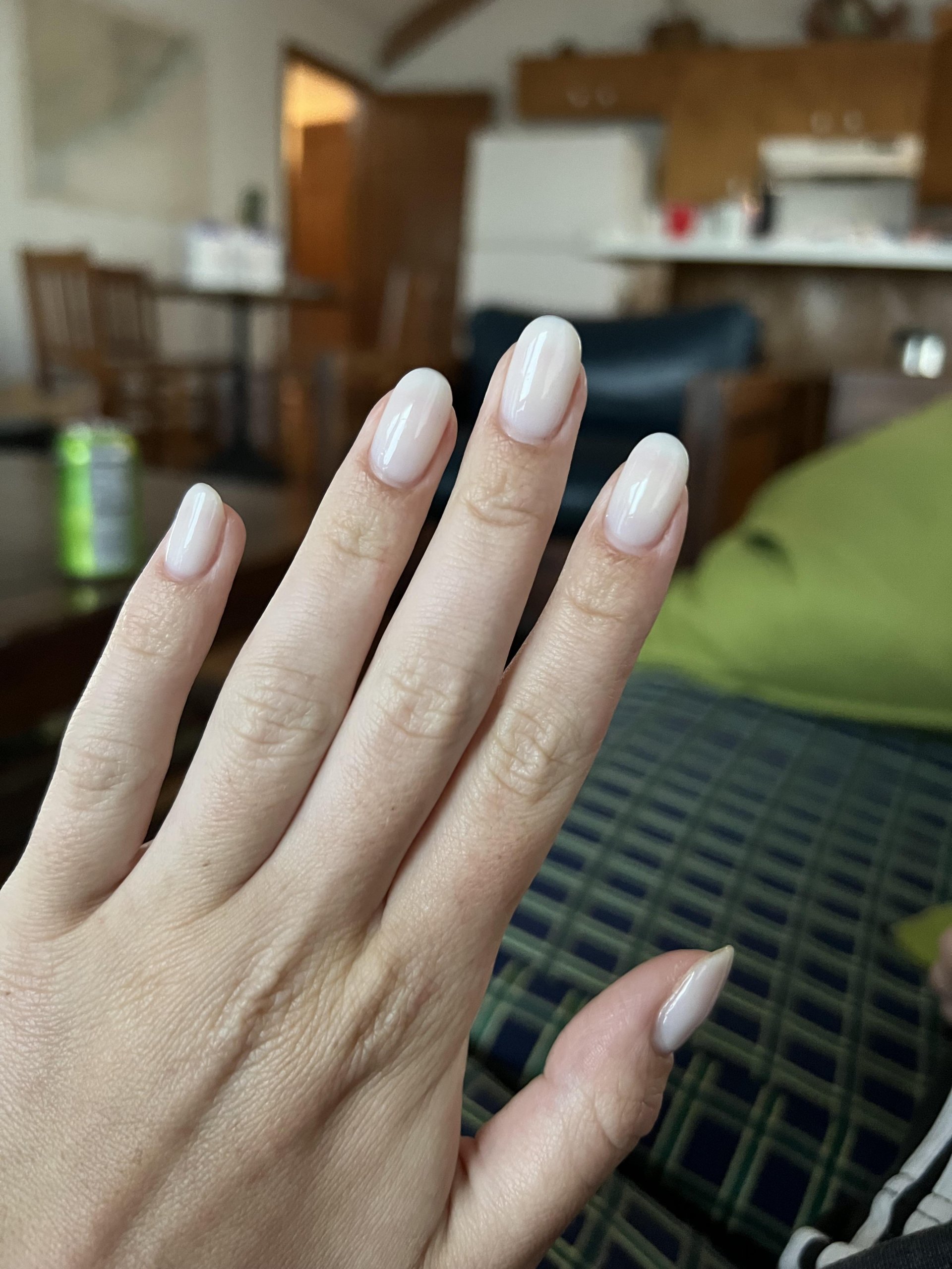 None Visual Idea None Visual Idea — Milky White Nails