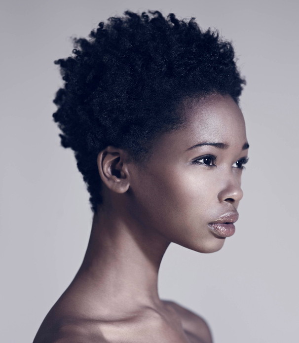 Tapered Afro With Sharp Lines Tapered Afro With Sharp Lines — Winter Haircuts for Black Women