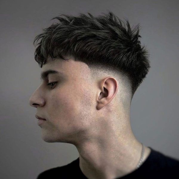 Crop With Choppy Fringe — Winter Haircuts for Men