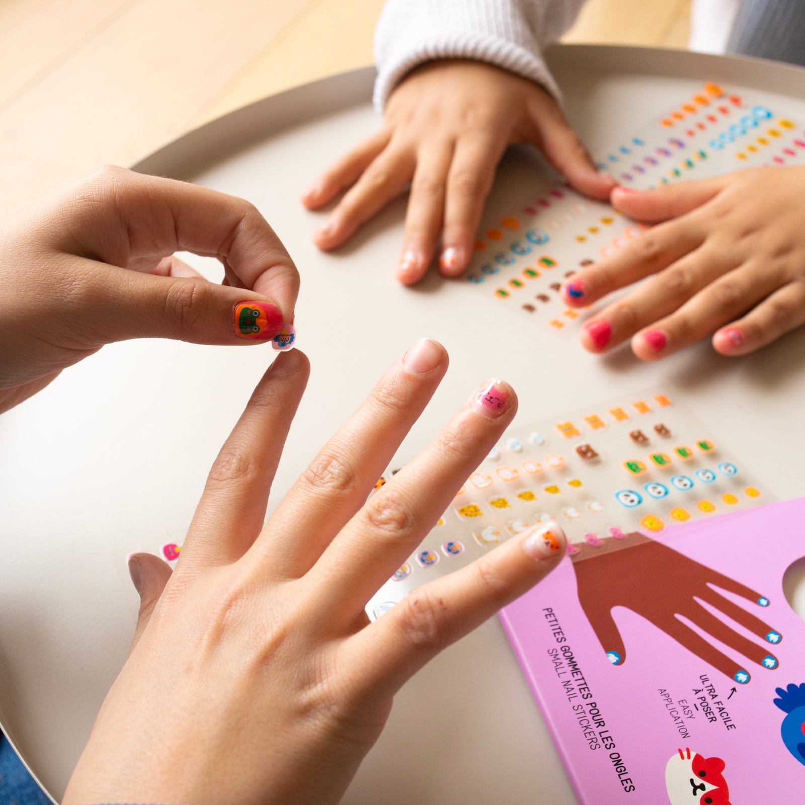 DIY Sticker Application Activity DIY Sticker Application Activity — Winter Nails for Kids