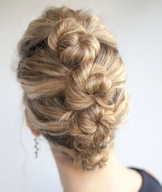Nape Of Neck Intricate Braided Knots Updo Nape Of Neck Intricate Braided Knots Updo — Winter Braided Hairstyles