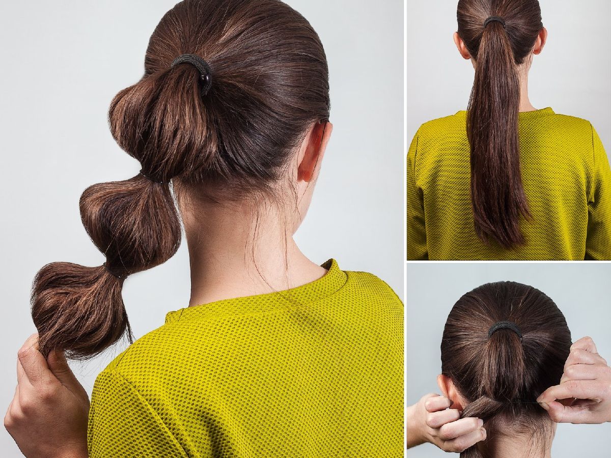 Dark Brown Visual Idea Dark Brown Visual Idea — Winter Ponytail Hairstyles