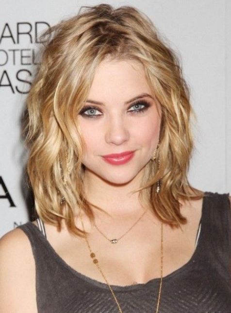 Blonde Highlights Visual Idea Blonde Highlights Visual Idea — Winter Haircuts for Wavy Hair
