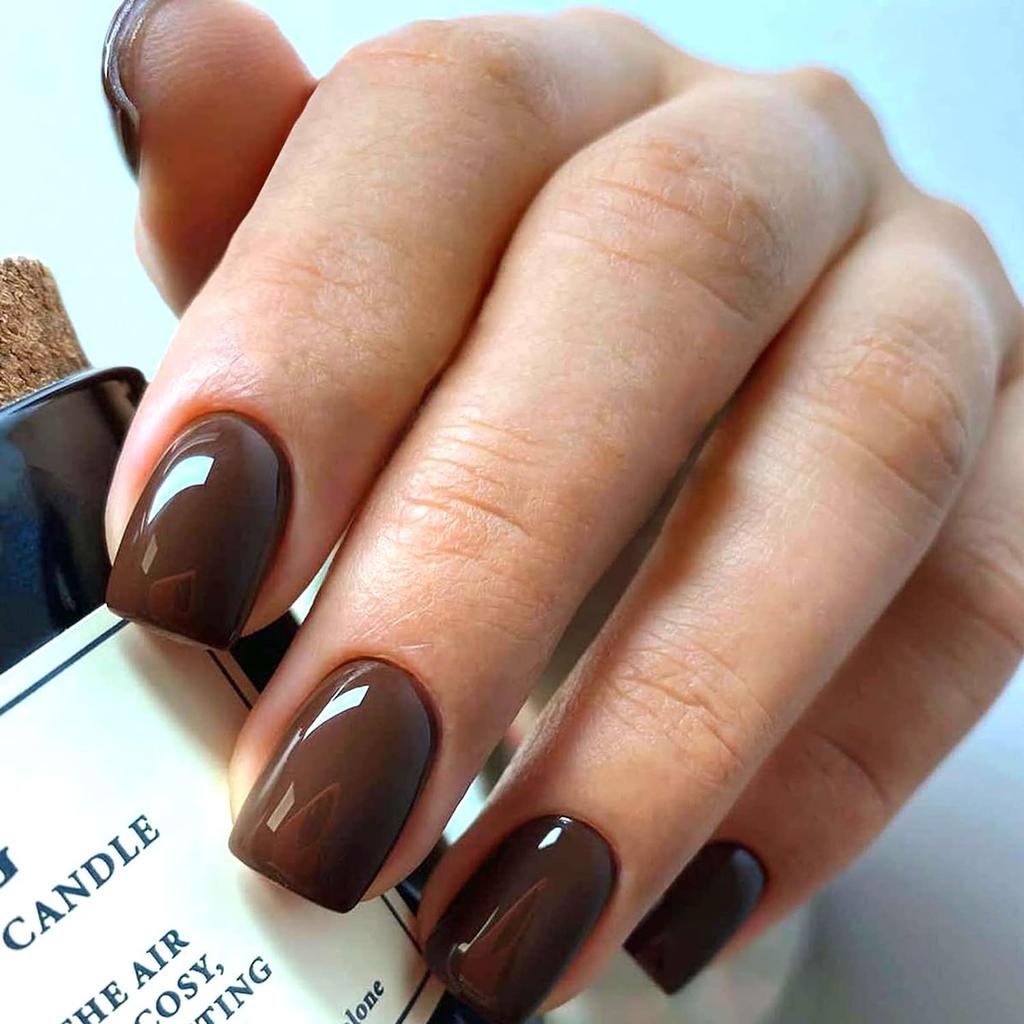 Rich Deep Green Solid Color Rich Deep Green Solid Color — Short Winter Acrylic Nails