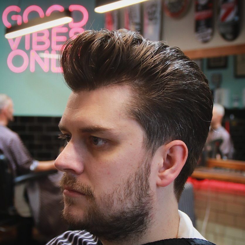 Short On Sides Longer In Back Mullet With Fade And Textured Fringe — Winter Haircuts for Men