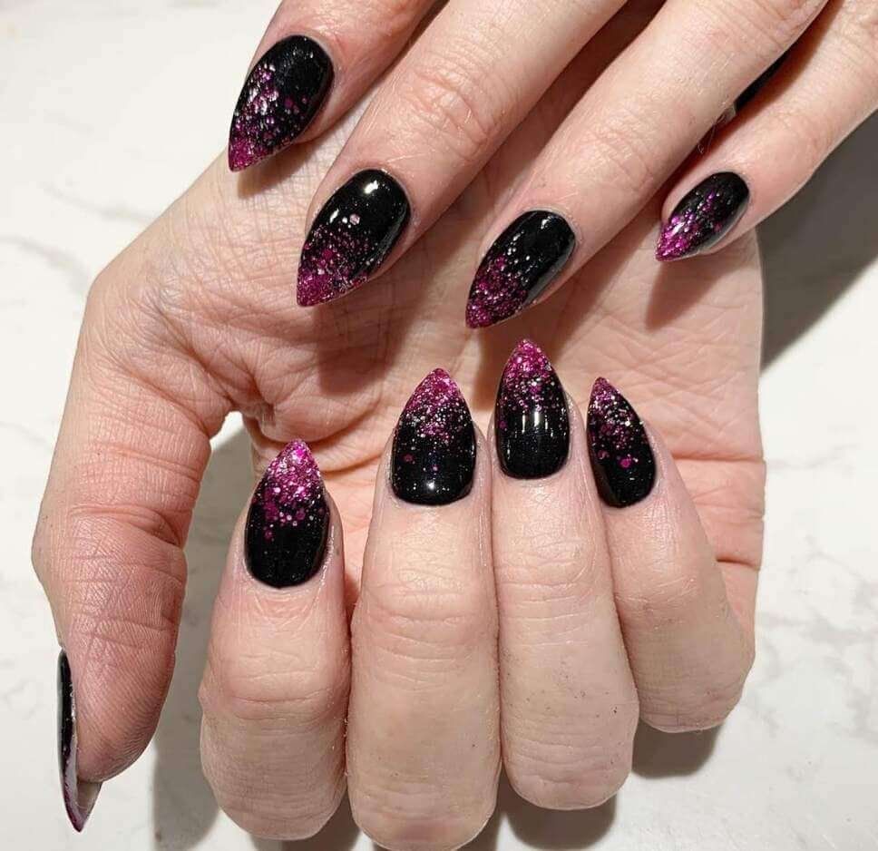 Nail Shape And Length E G Medium Almond Visual Idea Nail Shape And Length E G Medium Almond Visual Idea — New Years Stiletto Nails 2027