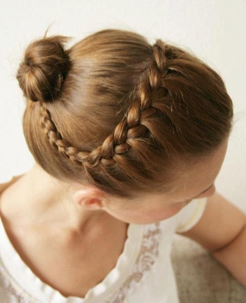 Medium Brown Visual Idea — Winter Bun Hairstyles