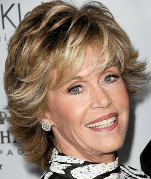 Honey Blonde Shag with Bright Highlights Honey Blonde Shag with Bright Highlights — Winter Hair Colors for Women Over 70