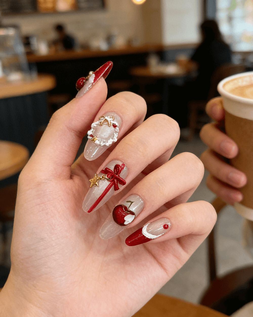 Christmas Visual Idea Christmas Visual Idea — Long Christmas Nails 2026