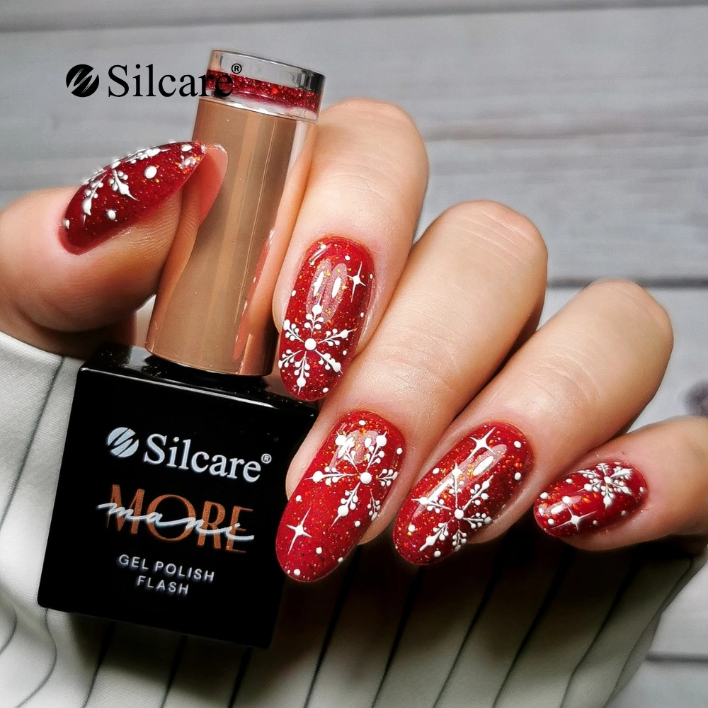 Schneeflocken - Ein glänzendes Design | Inspirationen Weihnachtsnägel | Silcare®