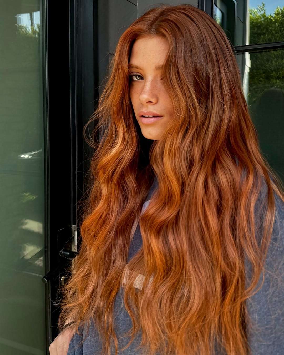Rich Copper With Lighter Copper Highlights Rich Copper With Lighter Copper Highlights — Low Maintenance Winter Hair Colors