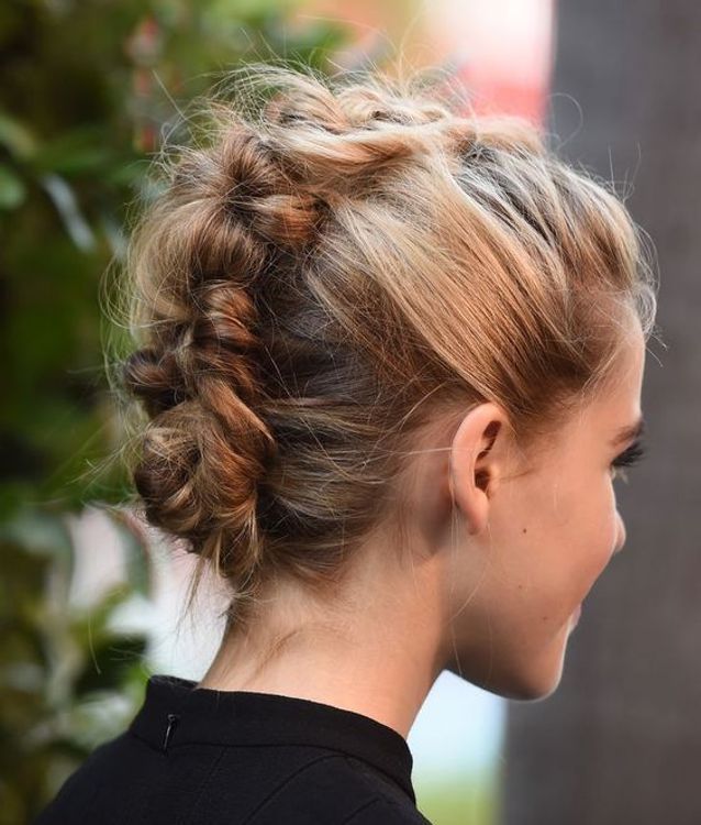 Dirty Blonde Braided Updo Dirty Blonde Braided Updo — Winter Updos