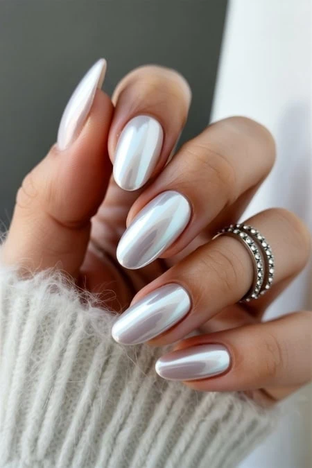 Nude and Black Stilettos with Gold Foil Nude and Black Stilettos with Gold Foil — New Years Stiletto Nails 2027