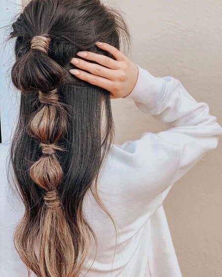 Middle Visual Idea Middle Visual Idea — Winter Ponytail Hairstyles